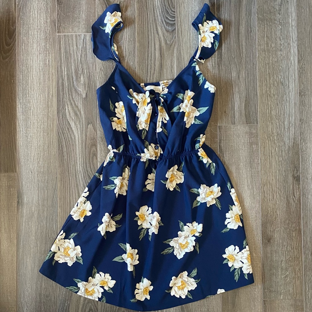 Blue Floral Dress!